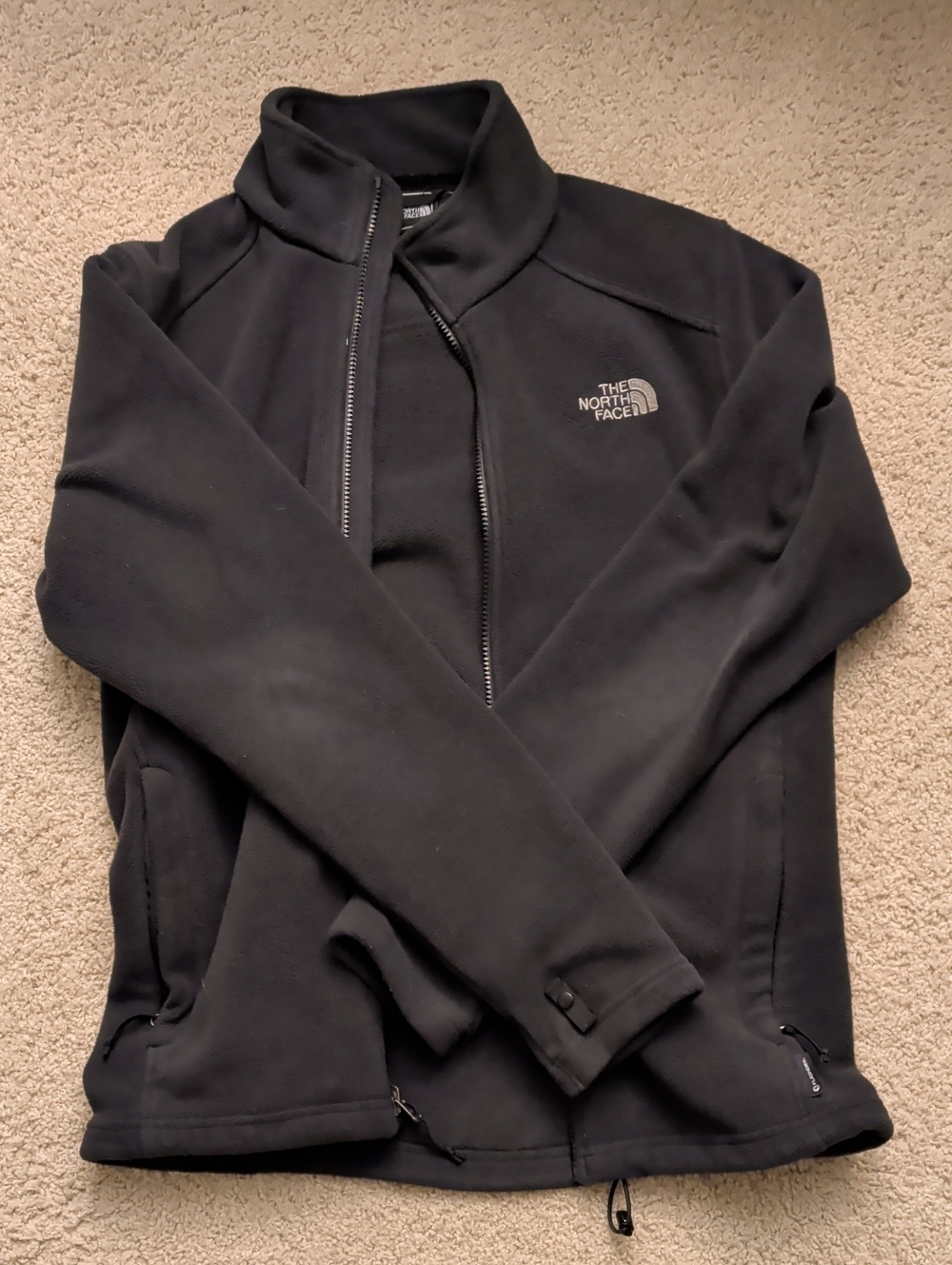 The North Face Black Full-Zip Fleece Jacket